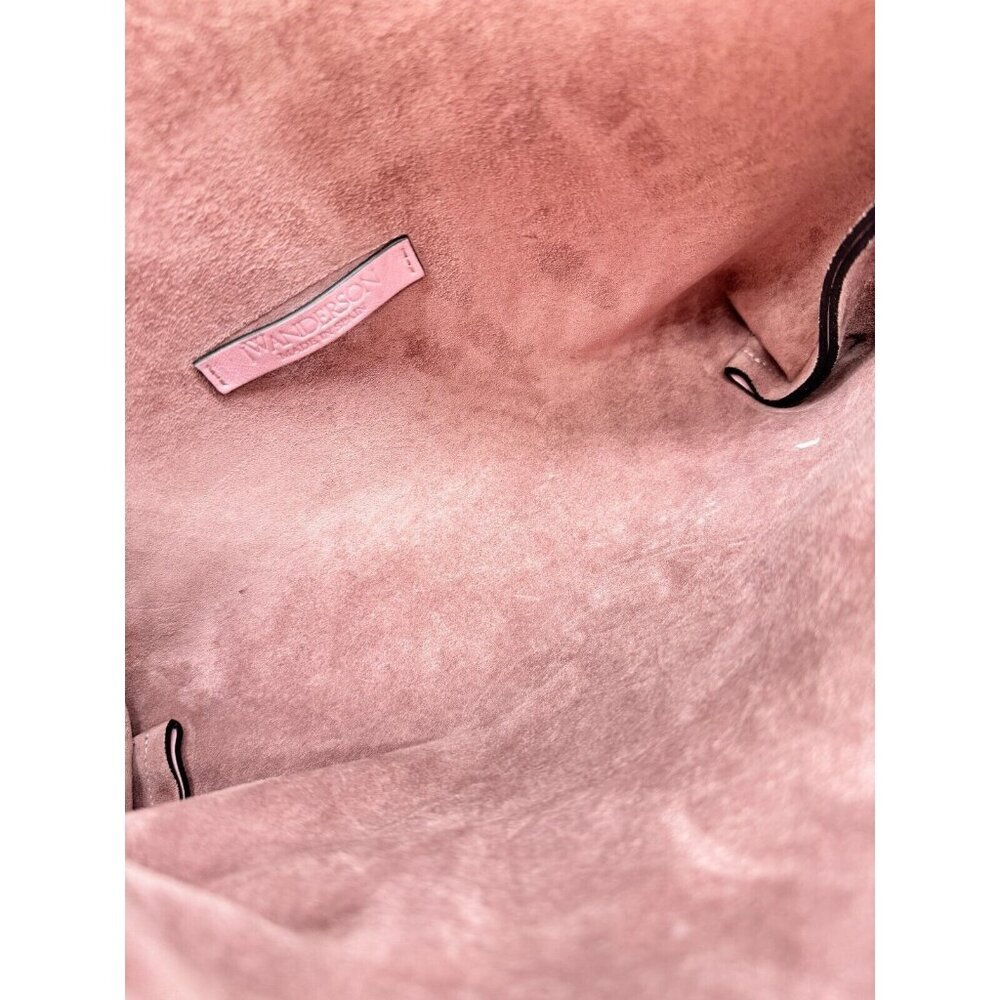 Jw Anderson Medium Leather Chain hobo bag - Pale Pink - Picture 13 of 16